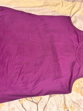 Under Armour Purple Ribbed Tank Top